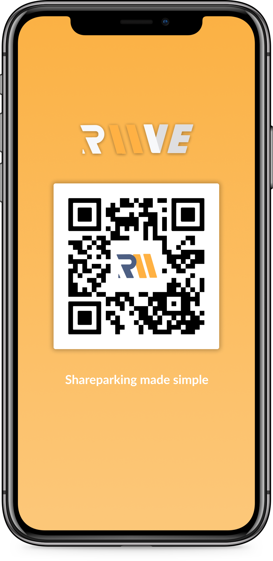 Riive QR Code in phone